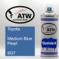 Preview: Toyota, Medium Blue Pearl, 8G7: 400ml Sprühdose, von ATW Autoteile West.